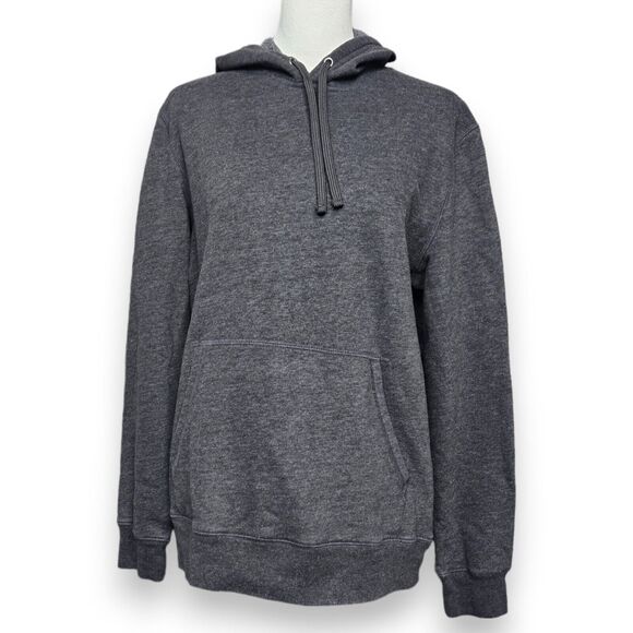 Tek Gear Long Sleeve with Kangaroo Pocket Hoodie Size M Dark Gray - Picture 1 of 10